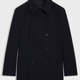Peacoat in lana e cachemire 50551081 10273687 01 404 BOSS Dark blue 