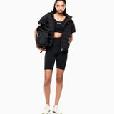 Cappa imbottita packable in nylon leggero 7W000477 AF12476 UC001 EA7 Black 