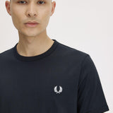 T-Shirt manica corta M3519 102 FRED PERRY Black 