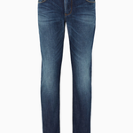 Jeans slim fit in comfort denim con effetto bleaching 6R1J06 1DRGZ 0941 EMPORIO ARMANI Denim blue 