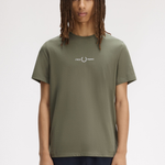 T-Shirt manica corta M4580 90B FRED PERRY Laurel w green 