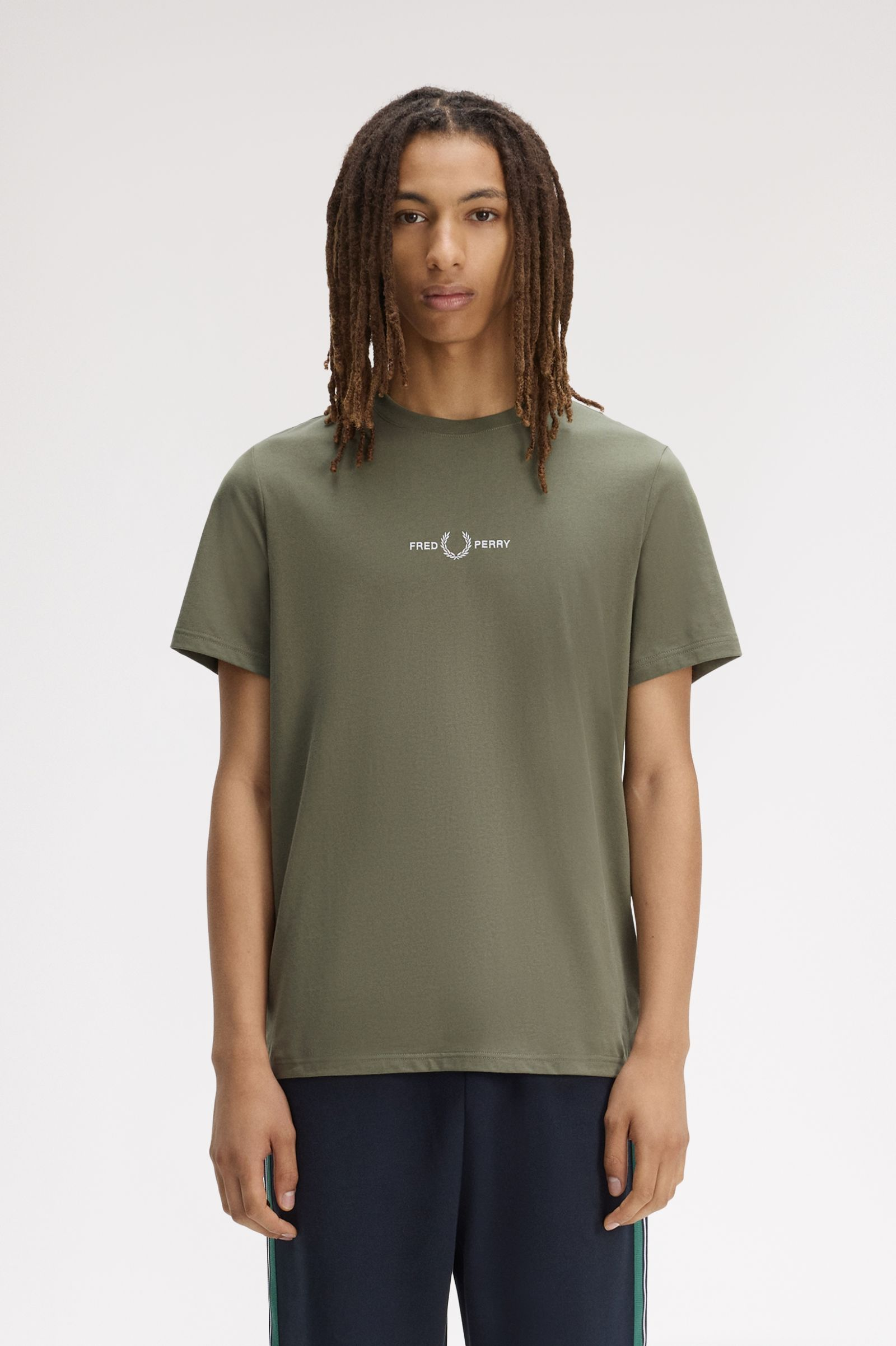 T-Shirt manica corta M4580 90B FRED PERRY Laurel w green 