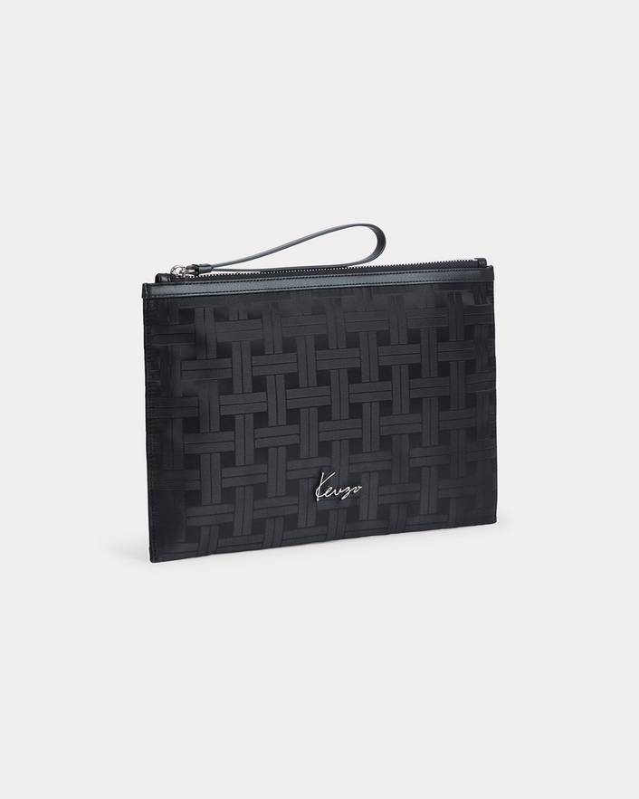 Pochette logata FF65PM502F22 99 KENZO Black 