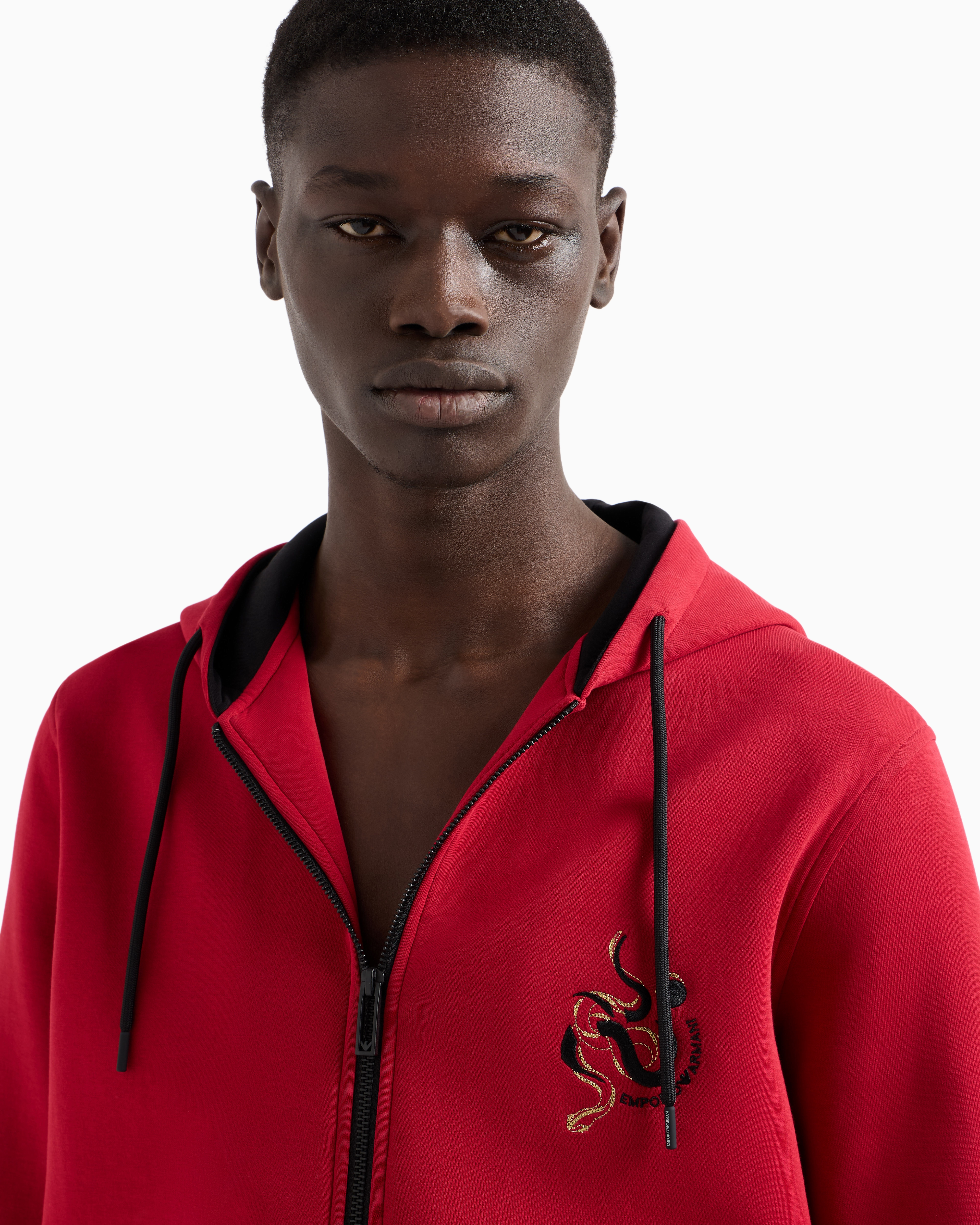 Felpa con cappuccio EM001699 AF10013 U5078 EMPORIO ARMANI Rio red 