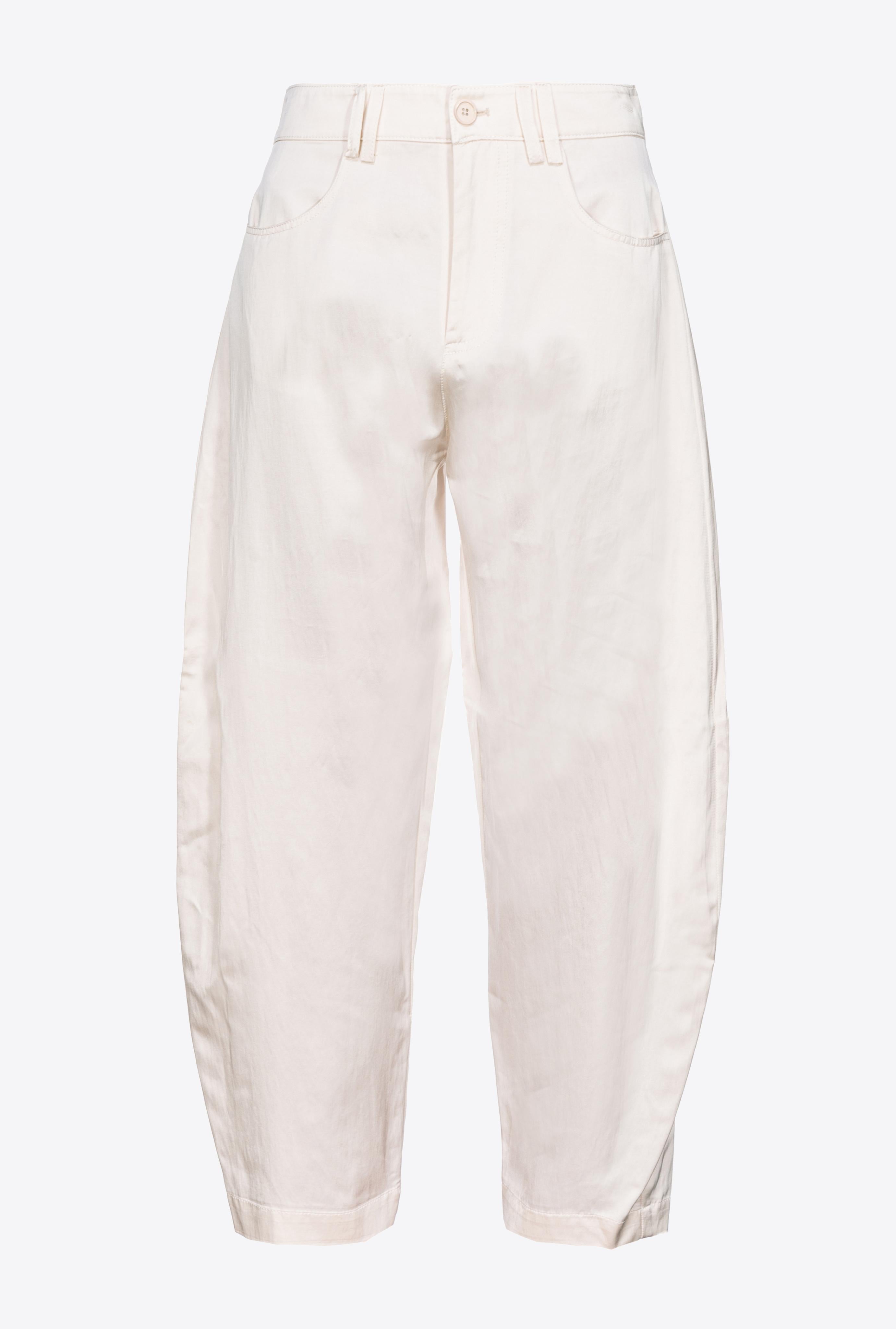 Pantaloni vestibilità comoda 103350A1U1 P97 PINKO Rosa 