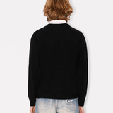Cardigan in lana merinos FF62CA7173LB 99J KENZO Black 