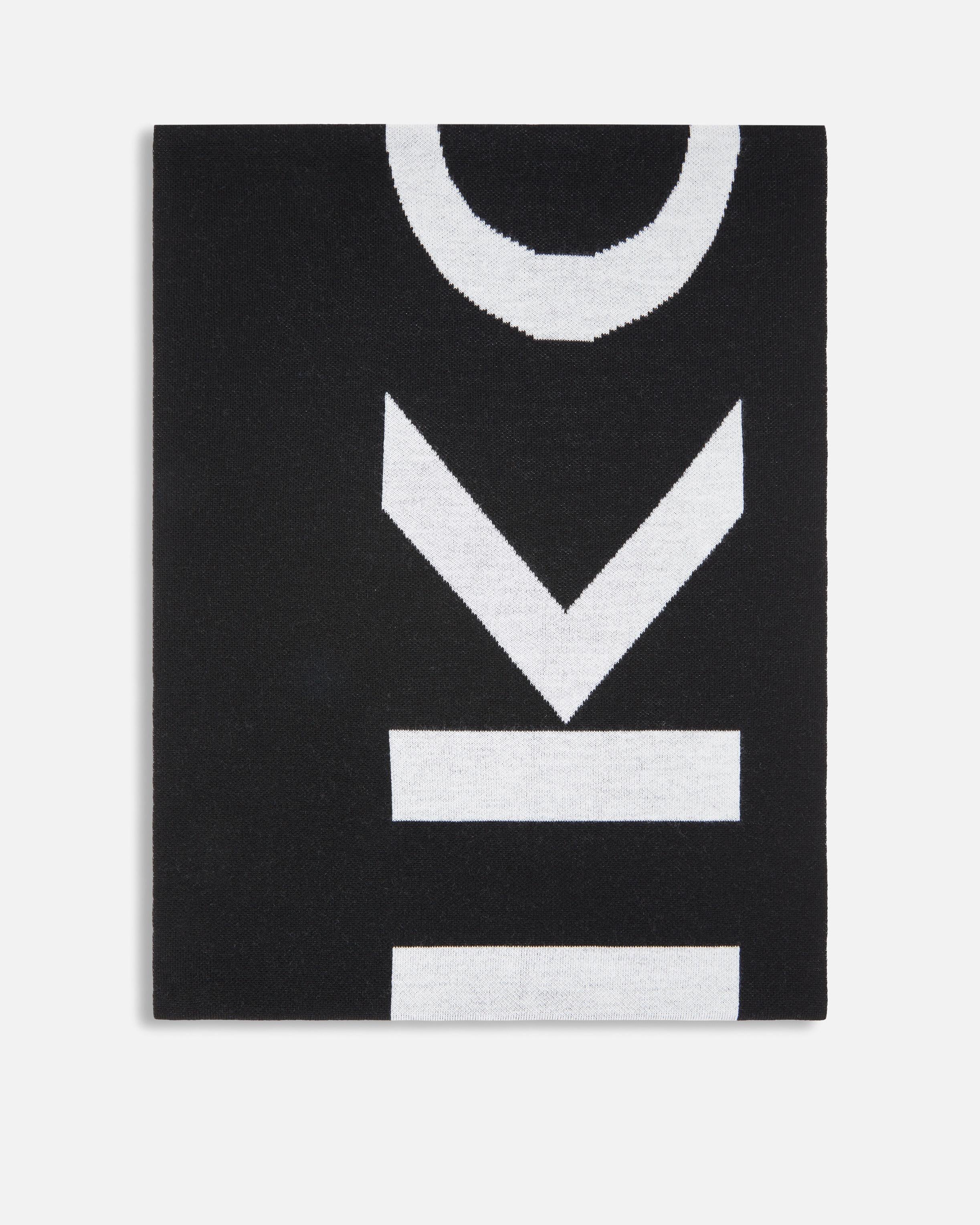 Sciarpa con logo lettering 105988A2Z5 ZZ2 PINKO Nero/bianco 