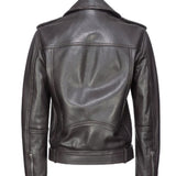 Biker in pelle 103897A21L M04 PINKO Marrone oltre buio 