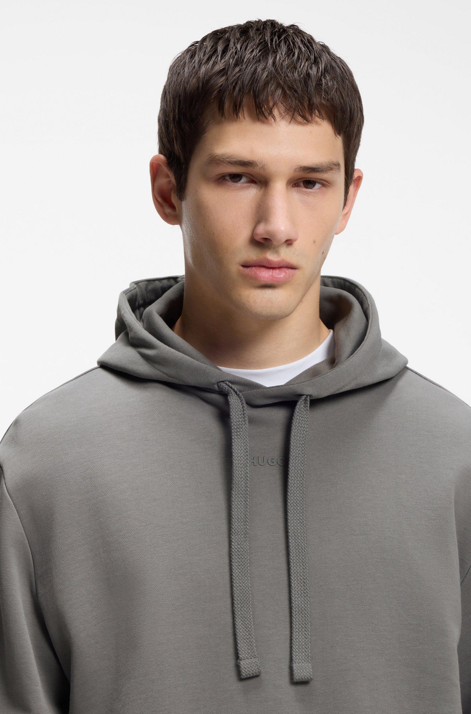 Felpa con cappuccio 50486478 10231445 01 025 BOSS Dark grey 