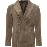 Giacca doppiopretto in velluto 50551597 10243907 01 245 BOSS Open brown 