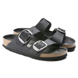 Ciabatta in pelle oliata ARIZONA BIG BUCKLE 1011075 BLACK BIRKENSTOCK Black 