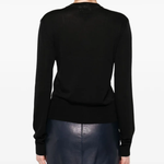Cardigan con pizzo D46EN016EA2 MF099 ERMANNO FIRENZE Nero 