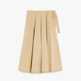 Gonna in popeline di cotone 2515101032 005 MAX MARA WEEKEND Beige 