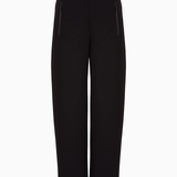 Pantaloni in double jersey con zip termonastrate 3D2P6E 1JHSZ 0999 EMPORIO ARMANI Black 