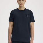 T-Shirt manica corta M3519 608 FRED PERRY Navy 