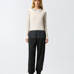 Maglia in lana 105530A2S4 I23 PINKO Grigio nuvola argento 