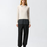 Maglia in lana 105530A2S4 I23 PINKO Grigio nuvola argento 