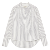 Blusa in popeline di cotone RND90005 T806 0124 C0179 ROY ROGER'S Off white/black 