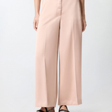 Pantaloni in raso 106601A1Y5 Q35 PINKO Rosa mogano 