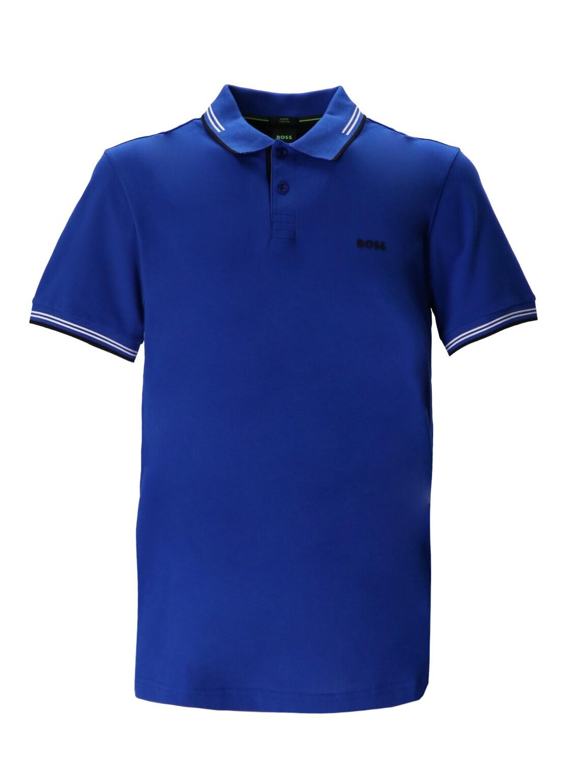 Polo manica corta 50506193 10255848 01 424 BOSS Medium blue 