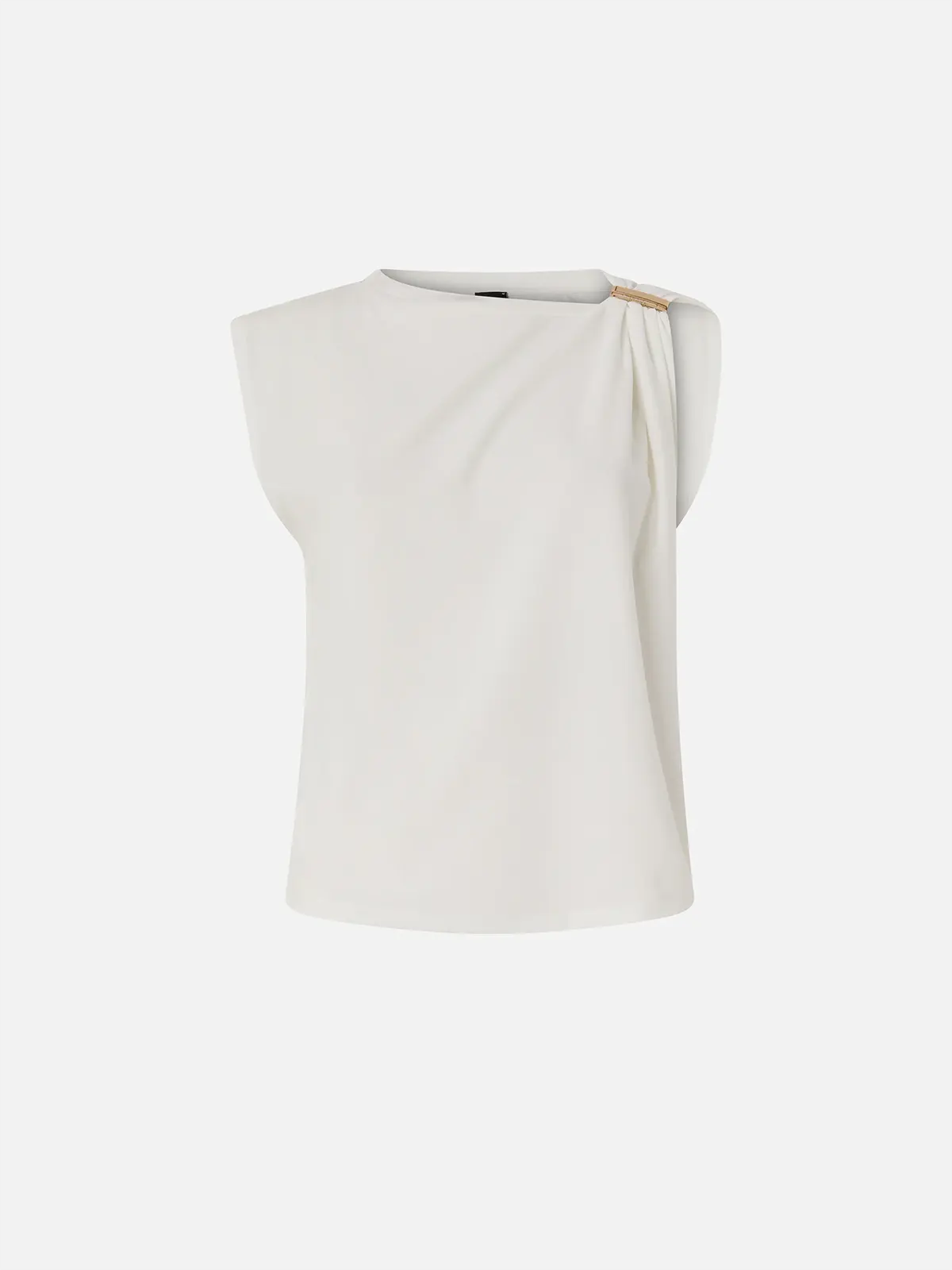 Blusa smanicata 106478A35D Z05 PINKO Bianco-biancaneve 