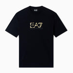 T-shirt girocollo Premium Label in jersey di cotone 7M001562 AF17789 UC001 EA7 Black 