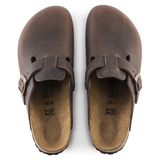 Sabot in pelle oliata BOSTON 860133 HABANA BIRKENSTOCK Habana 