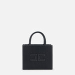 Tote piccola con impunture a contrasto BS08A51E2 110 ELISABETTA FRANCHI Nero 