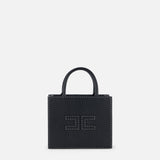 Tote piccola con impunture a contrasto BS08A51E2 110 ELISABETTA FRANCHI Nero 
