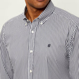 Camicia botton down in cotone 50562048 10262111 01 404 BOSS Dark blue 