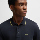 Polo in piquet di cotone 50494697 10241531 01 410 BOSS Navy 