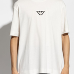 T-Shirt manica corta 6D1TD7 1JOCZ 01C2 EMPORIO ARMANI Offwhite eagle 