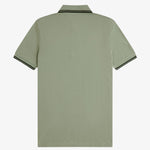 Polo manica corta M3600 S23 FRED PERRY Seagrass/black 