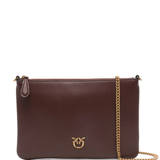 Borsa in pelle 100455A0F1 R49Q PINKO Burgundy wine antigue gold 