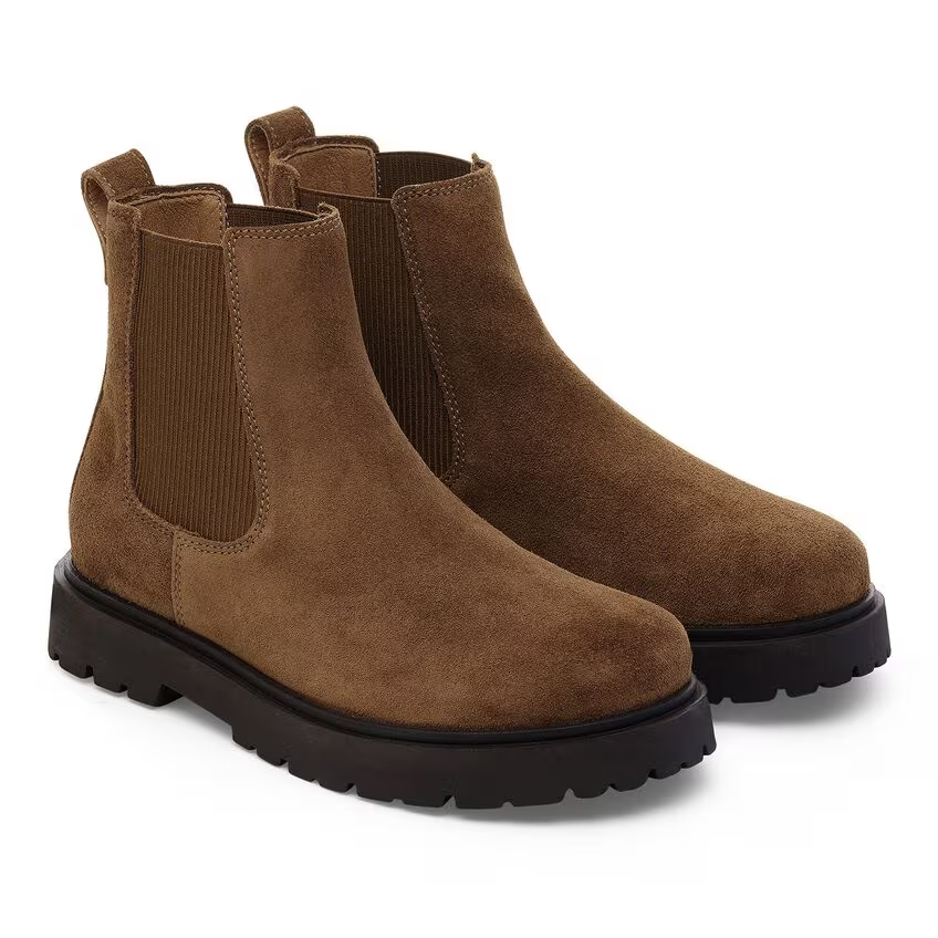 Stivale in suede HIGHWOOD SLIP ON MID 1030115 DARK TEA BIRKENSTOCK Dark tea 