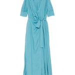 Abito lungo a portafoglio con motivo a righe 106669A33Q ES6 PINKO Multi. azzurro 