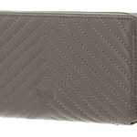 Portafoglio in nappa chevron 100250A0GK I68Q PINKO Noce-antique gold 