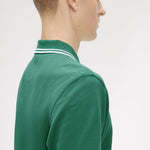 Polo manica corta M3600 81B FRED PERRY Sptgrn/ltic/ltic 