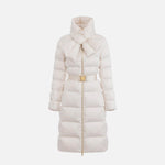 Piumino in tessuto vela jacquard PI84D56E2 DZ9 ELISABETTA FRANCHI Milk 