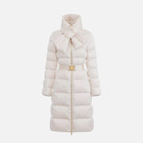Piumino in tessuto vela jacquard PI84D56E2 DZ9 ELISABETTA FRANCHI Milk 