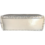 Borsa a mano traforata 12401914 1723 ERMANNO FIRENZE Off white 