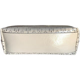 Borsa a mano traforata 12401914 1723 ERMANNO FIRENZE Off white 