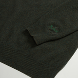 Maglia girocollo in lambswoll CFWOKN0278MRUF0469 6006 WOOLRICH Greenstone 