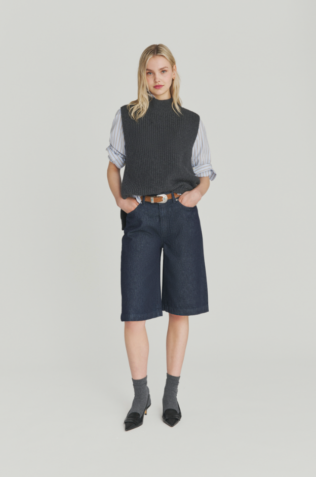 Bermuda in denim rinse RND902 03D402 0021 0999 ROY ROGER'S Denim 