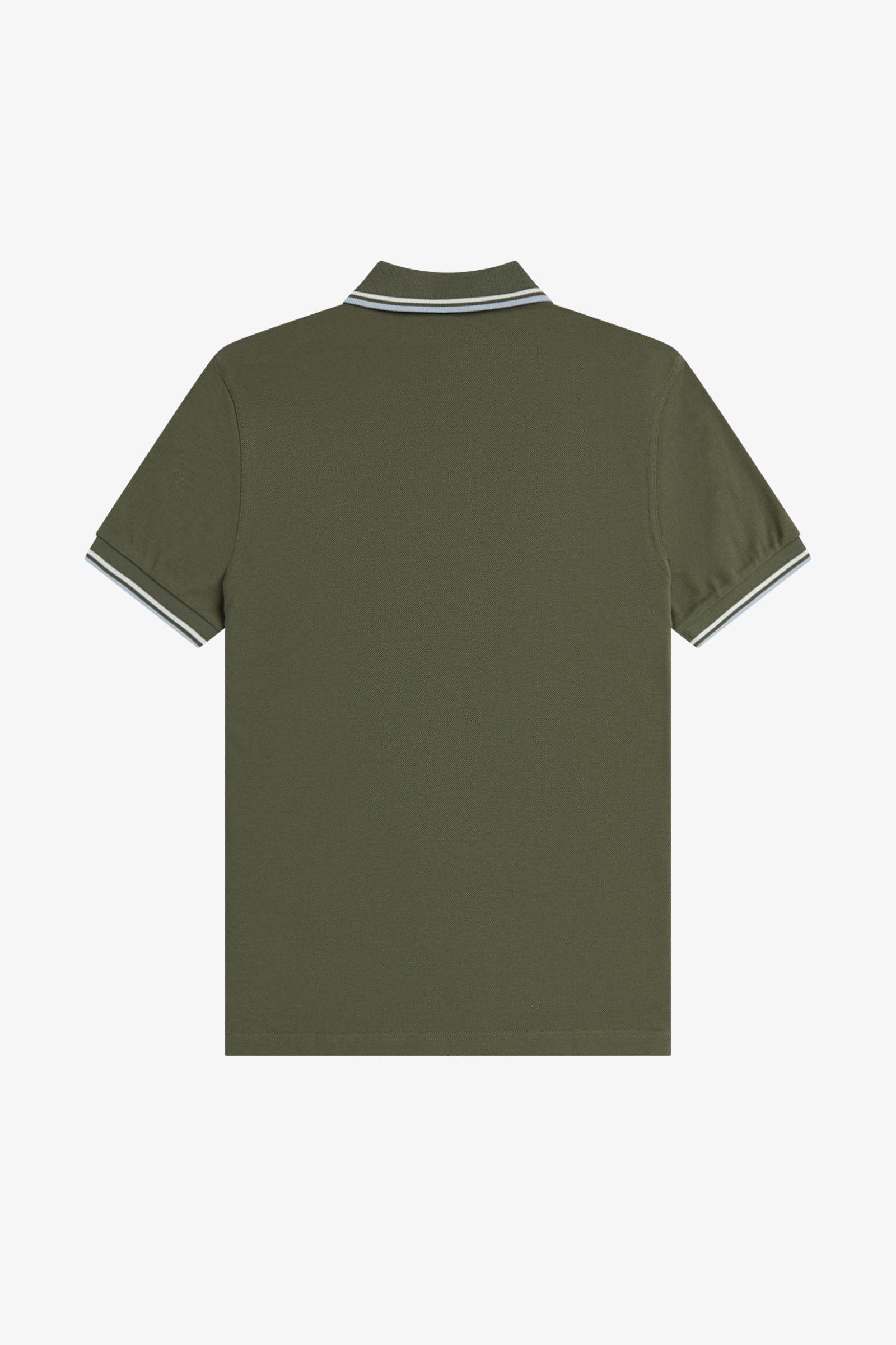 Polo manica corta M3600 87B FRED PERRY Lwgrn/ecru/dskbl 