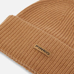 Cappello in lana 105993A2Z4 D23 PINKO Beige-pelle daino 