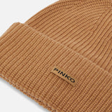 Cappello in lana 105993A2Z4 D23 PINKO Beige-pelle daino 