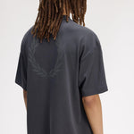 T-Shirt oversize manica corta M2474 297 FRED PERRY Anchor grey 