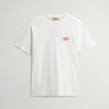 T-Shirt in cotone con logo CFWOTE2005MRUT5334 8270 WOOLRICH Arctic white 