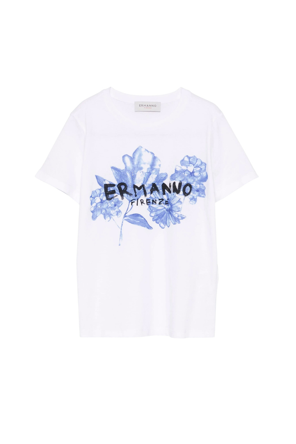 T-Shirt manica corta D46EL049EG5 MFA50 ERMANNO FIRENZE White 